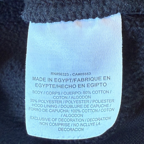 Nike Club JDI Just Do It Men's M Hoodie Black AV5905-010 Off-White - Picture 5 of 10